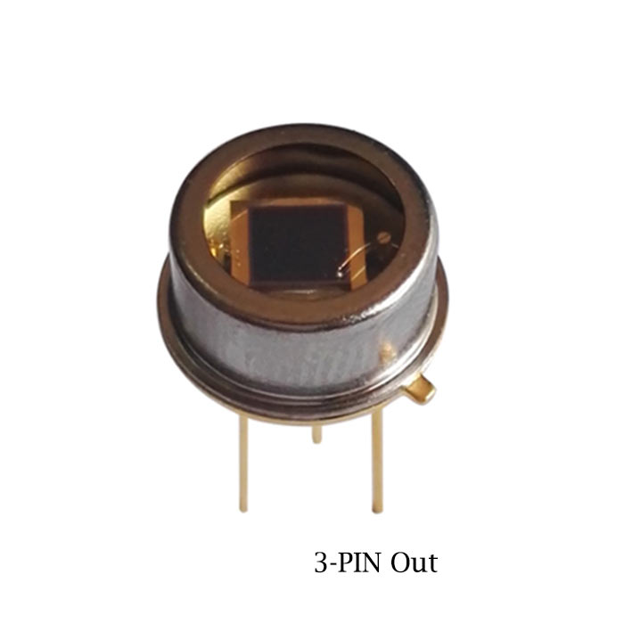 400nm~1100nm 2.5mm Silicon PIN الثنائي الضوئيLow Dark Current TO5 Package